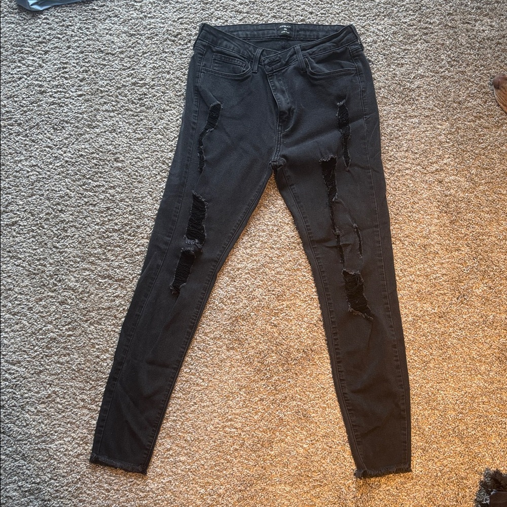 Just Black Charcoal Denim Jeans